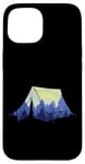 iPhone 15 Camping Tent With Forrest Case