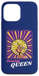 Coque pour iPhone 13 Pro Max Rétro 70s 80s Funky Disco Ball Afro Queen Diva Vintage