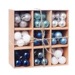 Christmas Ornament 3cm/99pcs Christmas Ball Gift Box Set Christmas Tree Decoration Pendant