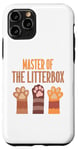 Coque pour iPhone 11 Pro Le père du chat Master of the Litterbox