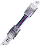 Skarv med ledning till LED-strip - 12mm, RGB+W, IP20, 5V-24V