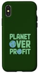 Coque pour iPhone X/XS Journée de la Terre Planet Over Profit 2025