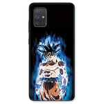 Coque pour Samsung Galaxy A51 Manga Dragon Ball Sangoku Noir