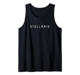 Stellaris Logo White sci-fi Strategy Game Tank Top