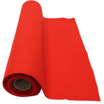 Bright Ideas Felt Roll – Red. Sheet Size: 45cm x 2.5m, 1.4mm Soft Thick Wool and Synthetic Felt Supplied on The Roll. Ideal for Craftwork Sewing, Patchwork and Arts & Crafts. BI8084.