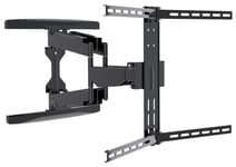 Dual Pivot Curved TV Television Tilt & Swivel Wall Mounting Bracket 37-80 inches