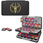 MoKo 48 Game Card Case for the Legend of Zelda: Tears of The Kingdom, Compatible with Nintendo Switch OLED/Switch, Switch Games Holder Case, Portable Game Card Storage Box for Zelda Fans, Black