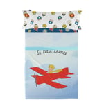 HappyFriday Parure de lit Petit Prince Son Avion Multicolore Lit de 105 2 pièces