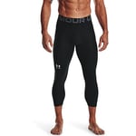 Under Armour Men UA HG Armour 3/4 Legging, Comfortable and robust gym leggings, lightweight and elastic thermal underwear with compression fit.