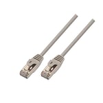 AISENS A136 – 0276 – Câble réseau latiguillo RJ45 FTP (3 m, 10/100/1000 Mbit/s, commutateur/routeur/Modem/Panneau de Brassage/Point d'accès/Champs de jonction) Couleur Gris