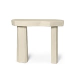 Ferm Living - Staffa Console Table - Ivory - Avlastningsbord - Beige - Sten