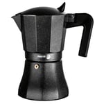 Cafetière Expresso Italienne en Aluminium, 3 Tasses de Café, Vitrocérame, Gaz  F