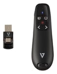 V7 WIRELESS PRESENTER DUAL USB-C/A 2.4GHZ RF RED LASER POINTER ACCS