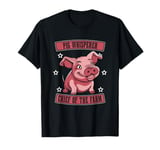 Pork Pig Farming Farmer - Animal Chief Of The Farm T-Shirt