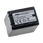 vhbw 1x Batterie remplacement pour Panasonic VW-VBT380, VW-VBT190 pour caméra vidéo caméscope (3400mAh, 3,6V, Li-ion) avec puce d'information