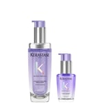 Kérastase Chroma Absolu Refillable Hair Oil 75ml and Refill Capsule Duo for colour treated hair