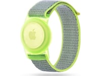 Tech-Protect Tech-Protect Nylon For Kids Apple Airtag Lime