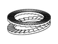 Låseskiver 10.7 Mm 16.6 Mm Stål 200 Stk Alstertaler Schrauben & Präzisionsteile 159471