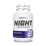 Bio Tech USA Night 60 Capsules - L-Tryptophan Amino Acid + Herb & Fruit Extracts