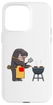 Coque pour iPhone 15 Pro Max Hippopotame Barbecue Griller Animaux sauvages