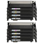 8 Toner Cartridges (Set) to replace HP W2070 W2071 W2072 W2073 (117a) Compatible