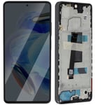 Écran pour Xiaomi Redmi Note 12 Pro 5G LCD + Vitre Tactile + Châssis Xiaomi Noir