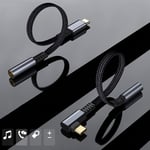 Headphone USB Type C to 3.5mm AUX Converter Earphone Audio Cable Adapter