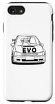 Coque pour iPhone SE (2020) / 7 / 8 JDM Cat Driving evo voiture art japonais Drift voiture drôle v1