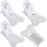 Keyouny - Lot de 4 Bloque Porte Coulissante, Securite Fenetre Enfant Auto-adhésif Bloc Porte Securite Bebe Protection Sécurite Domestique Sans