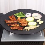 (25cm/9.8in)Korean Grill Pan With Non Stick 6 Layer Coating For Gas Cooker