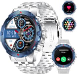 Montre Connect¿¿E Pour Homme Avec Fonction T¿¿L¿¿Phone, ¿¿Cran Tactile Amoled 1,43"", 120 Modes De Sport Et Plus, Montre De Sport D'ext¿¿Rieur 400 Mah, Avec Moniteur De Fr¿¿Quence Cardiaque, Moniteur De