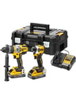 Verktygspaket DeWalt DCK2052H2T-QW (DCD999 + DCF850); 18 V; 2x5,0 Ah batt.