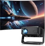 Videoprojecteur[Auto Keystone /360° Rotating/Remote Focus] 19000Lux 1080P Mini Projecteur WIFI6 Bluebooth Projecteur Video 70% Zoom Retroprojecteur Portable Home Cinéma pour iOS/HDMI/USB