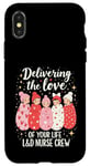 Coque pour iPhone X/XS Delivering the Love of Your Life – L&D Nurse Crew