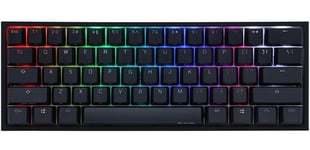 4710578296090 Ducky One 2 Mini Gaming Keyboard, MX-Speed Silver, RGB-LED - black