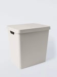 John Lewis ANYDAY Stackable Plastic Storage Box with Lid, XL