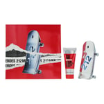 Carolina Herrera 212 Men Heroes Forever Young 2 Piece Gift Set: Eau De Toilette 90ml - Shower Gel 100ml