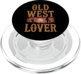 Old Western Film Fan Classic Cowboy Culture and Wild West PopSockets PopGrip for MagSafe