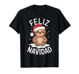 Feliz Navidad Sloth Christmas Spanish Spain T-Shirt