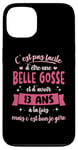 Coque pour iPhone 13 13 ans Cadeau Anniversaire Fille Belle Gosse Idée Cadeau