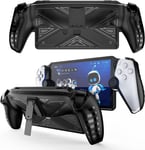 Coque Pour Sony Playstation Portal/Ps Portal Cover Stand Matte Etui Souple Flexible En Premium Tpu, Antichoc, Anti-Dérapante Noir