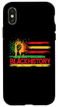 Coque pour iPhone X/XS Pride du Mois de l'histoire des Noirs | Histoire des Noirs afro-américains