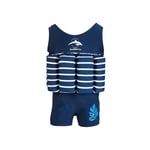 Konfidence Floatsuit Blue Stripe Small 1-2år