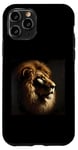 Coque pour iPhone 11 Pro Chemise lion africaine pour femmes, hommes, enfants, animaux sauvages, roi chat sauvage