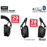 Sordin Sharp Bluetooth Industriheadset (BT 5.0)