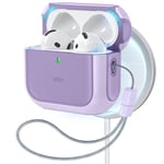 ESR Airpods 4 Skal Magsafe Orbit Halolock - Lila