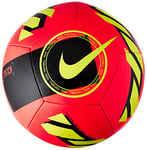 Nike DC2380 Pitch Recreational soccer ball unisex-adult bright crimson/black/volt 4