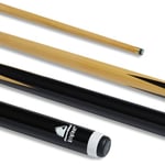 PowerGlide Snooker Cue Stick for Junior Players | Original | Poplar Shaft with Painted Hardwood Butt | 10mm Tip | Assorted Weights | 42" Long