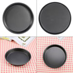 8 Inch Carbon Steel Non-stick Round Pizza Pan Microwave Oven
