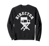 Movie Director Chair Film Making Filmmaker Funny Gift Sweatshirt